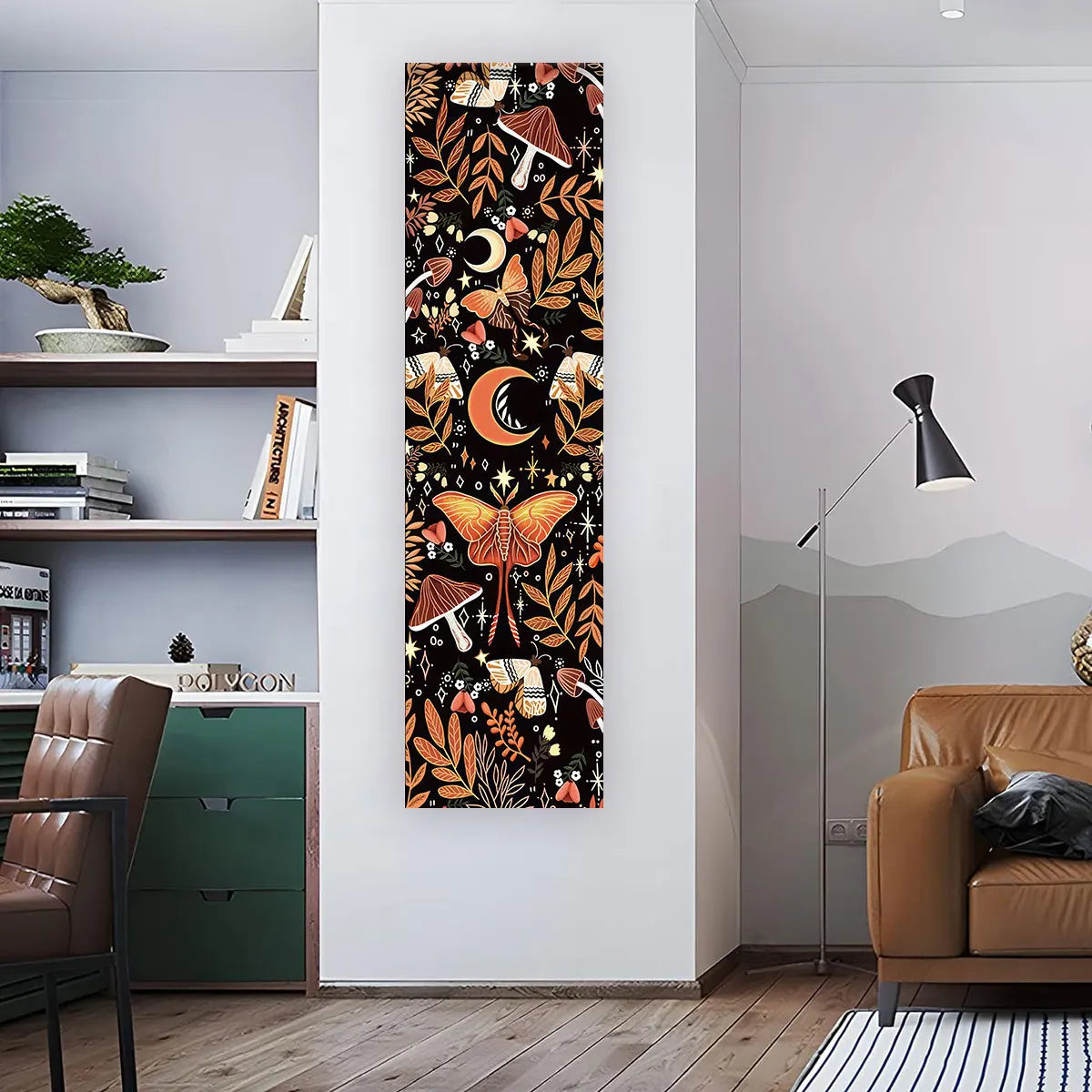 Witchy Sun & Moon Banner Tapestry | home decor | Wiccan Center