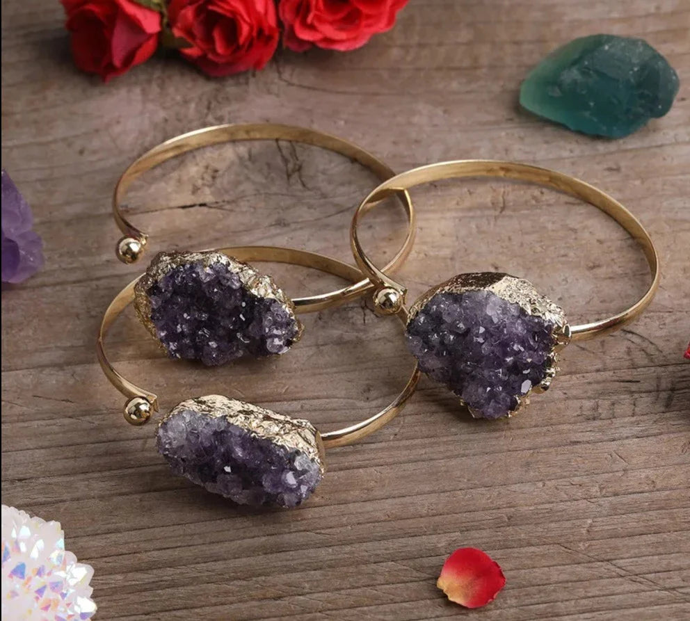 Amethyst Cuff Bracelets | bracelets | Wiccan Center