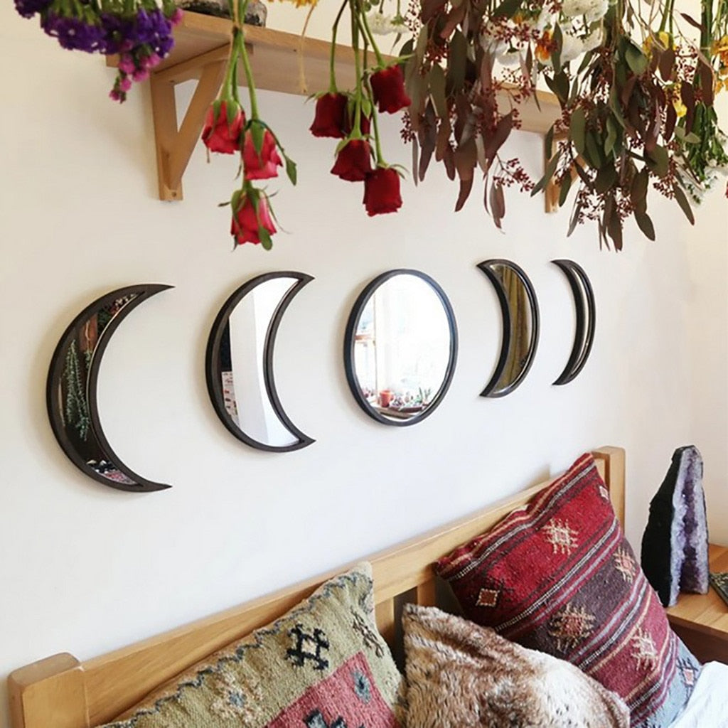 Moon Phase Wall Mirrors | Home Decor | Wiccan Center
