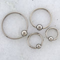 14G Steel Captive Bead Rings | Body Jewelry | Wiccan Center