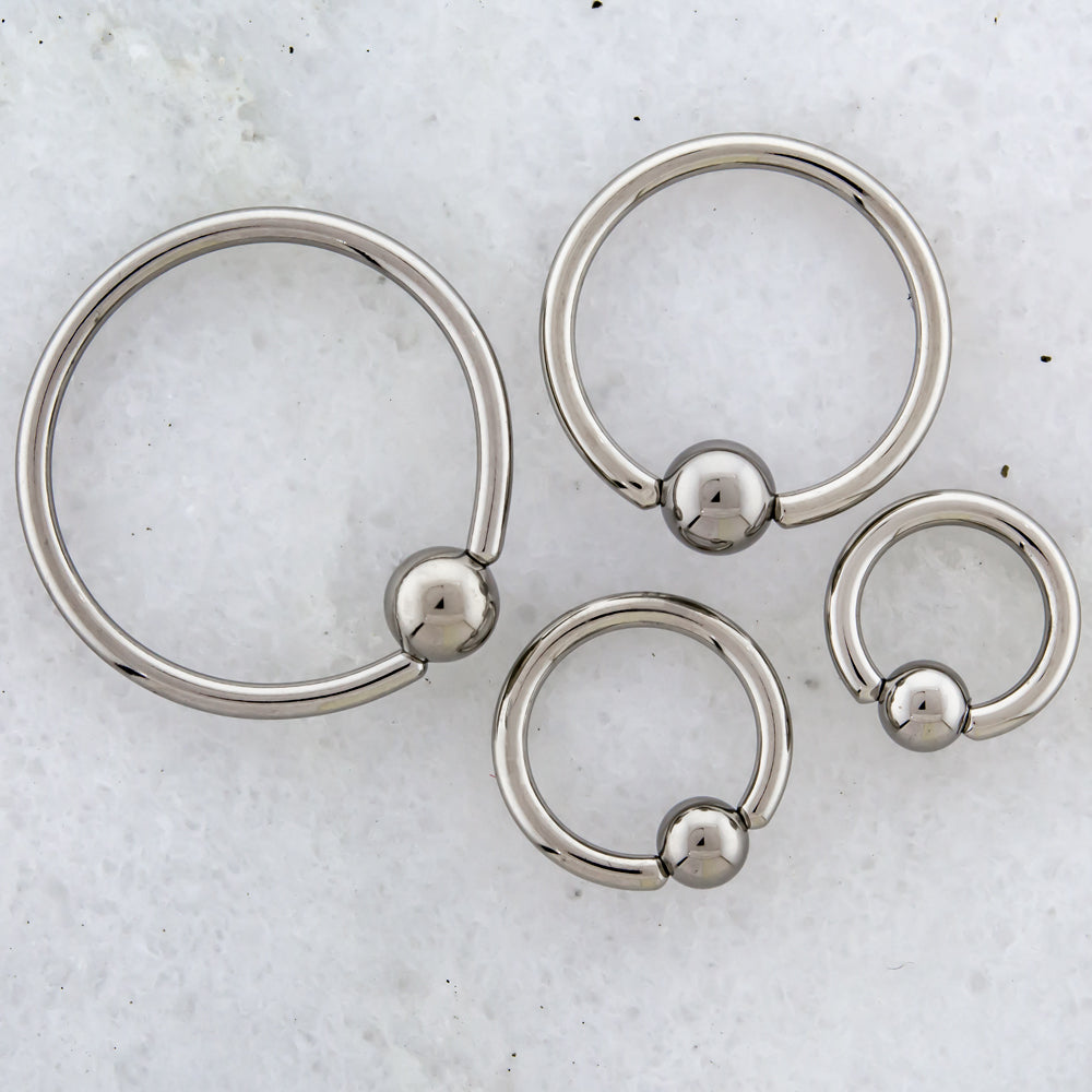 14G Steel Captive Bead Rings | Body Jewelry | Wiccan Center