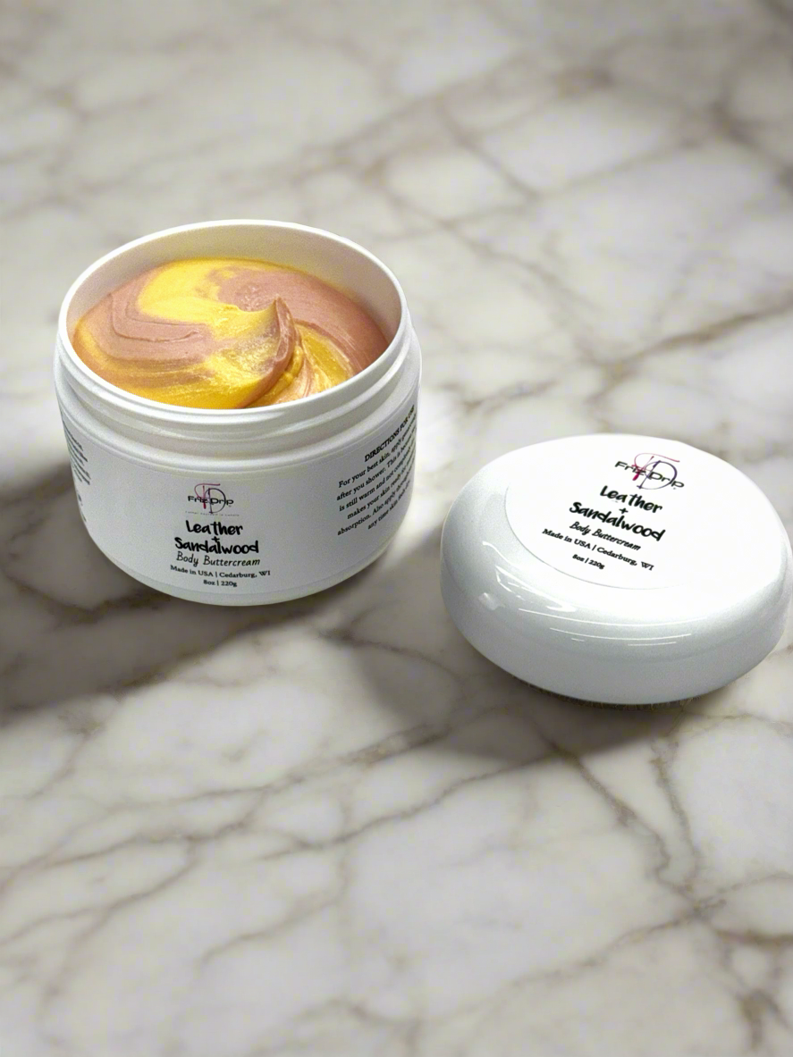 Leather + Sandalwood Body Cream | Body Cream | Wiccan Center