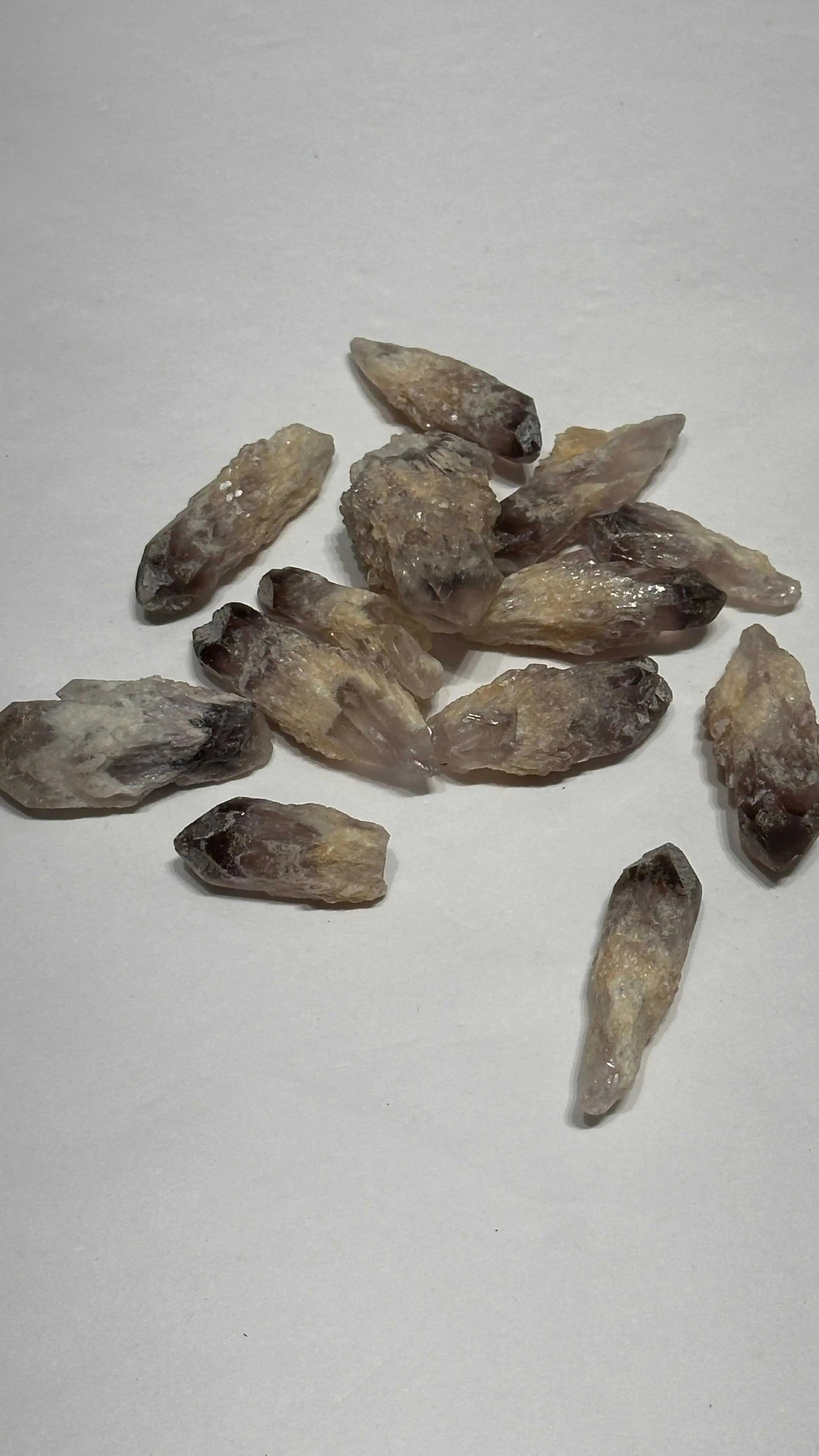 Ametrine Natural Rough Point Clusters Pocket Stone | Rough Stones | Wiccan Center