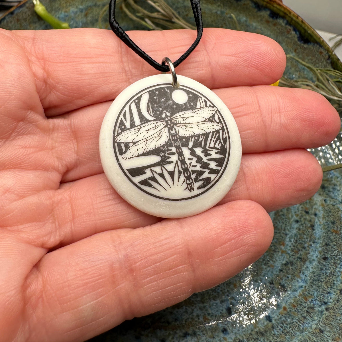 Artisan Dragonfly Necklace - Handmade in the U.S.A. | Pendant | Wiccan Center
