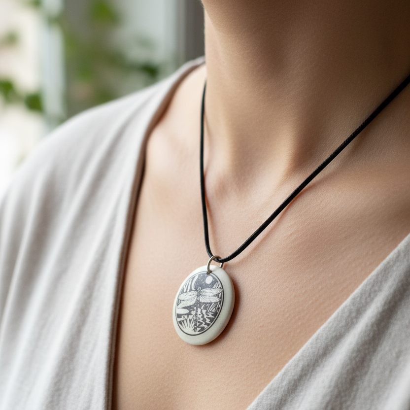 Artisan Dragonfly Necklace - Handmade in the U.S.A. | Pendant | Wiccan Center