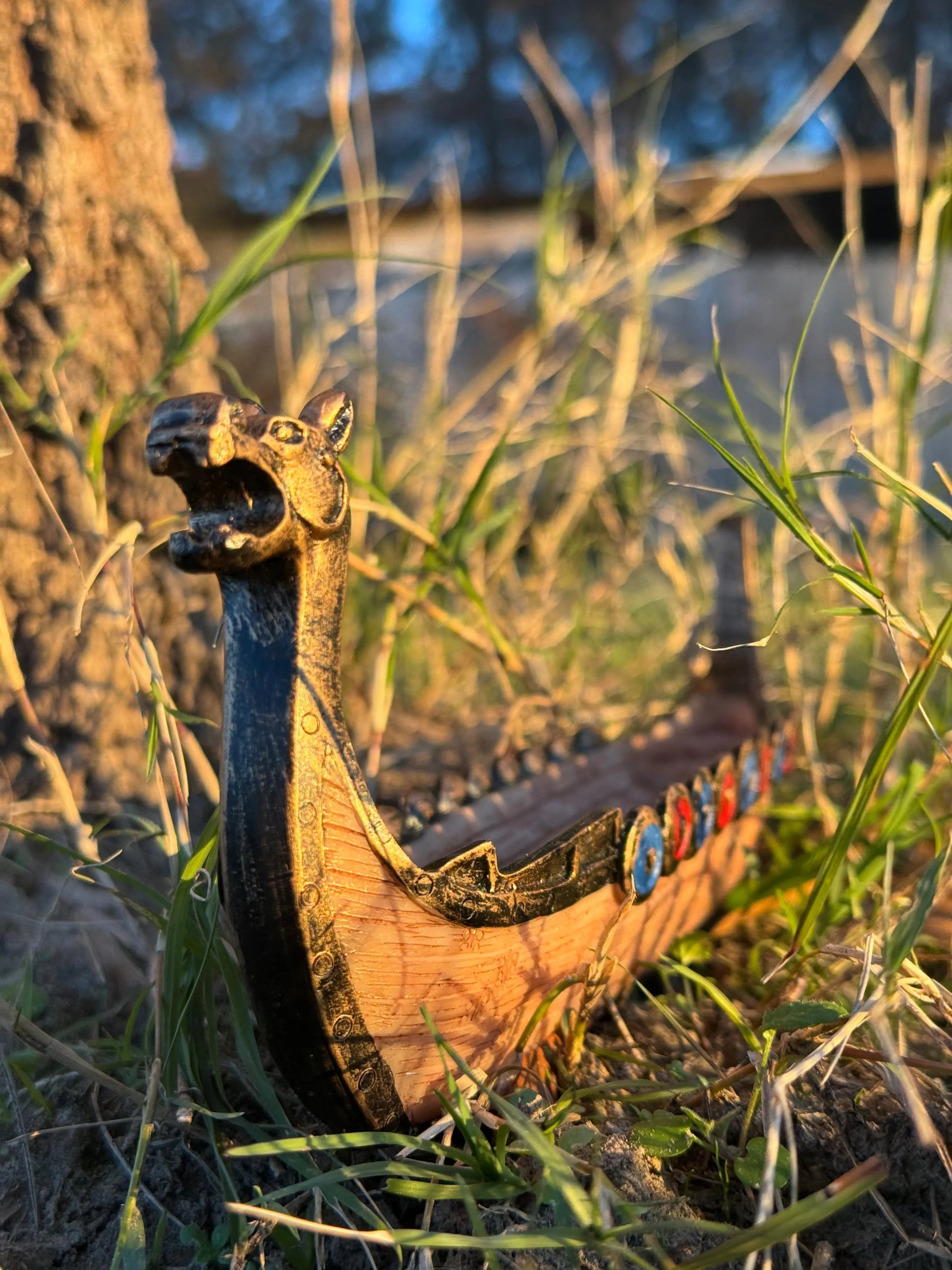 Viking Longship Incense Holder | Decor | Wiccan Center