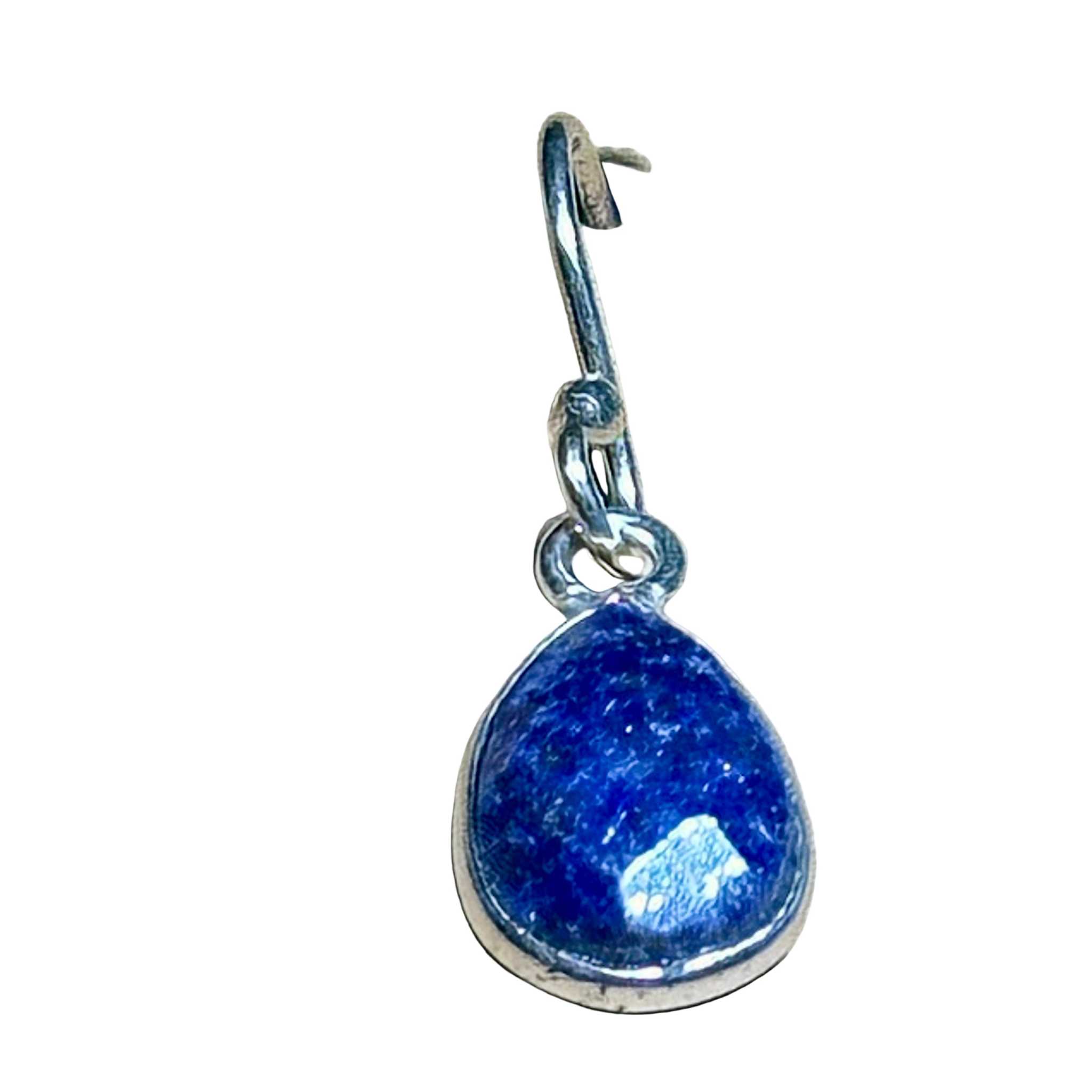 Lapis Drop Bertoni Earrings - Sterling Silver | Jewelry | Wiccan Center