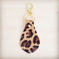 Hair-on-Hide Leather Key Chain - Leopard 700z | Key Chain | Wiccan Center