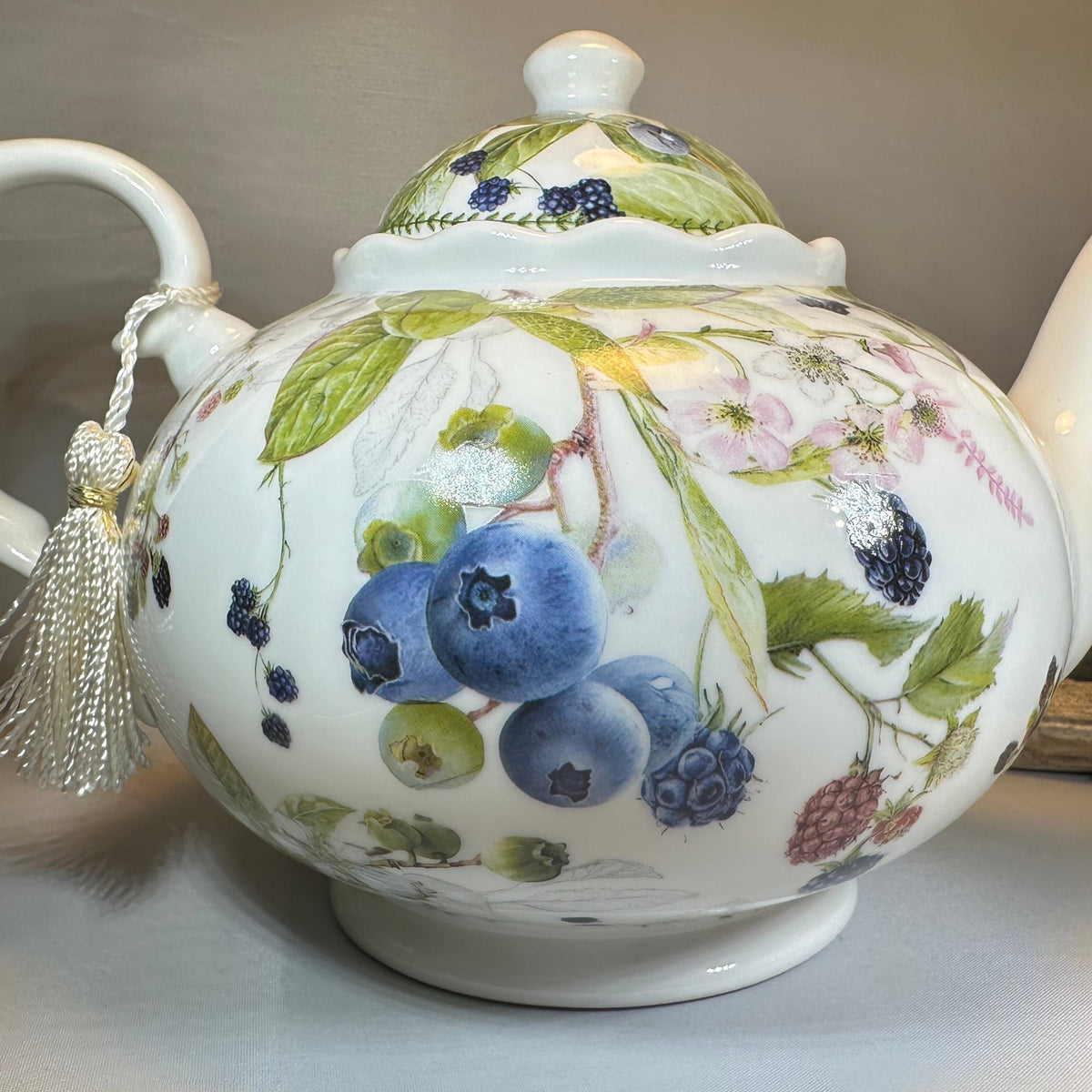 Wild Berries Fine China Teapot | Gifts | Wiccan Center