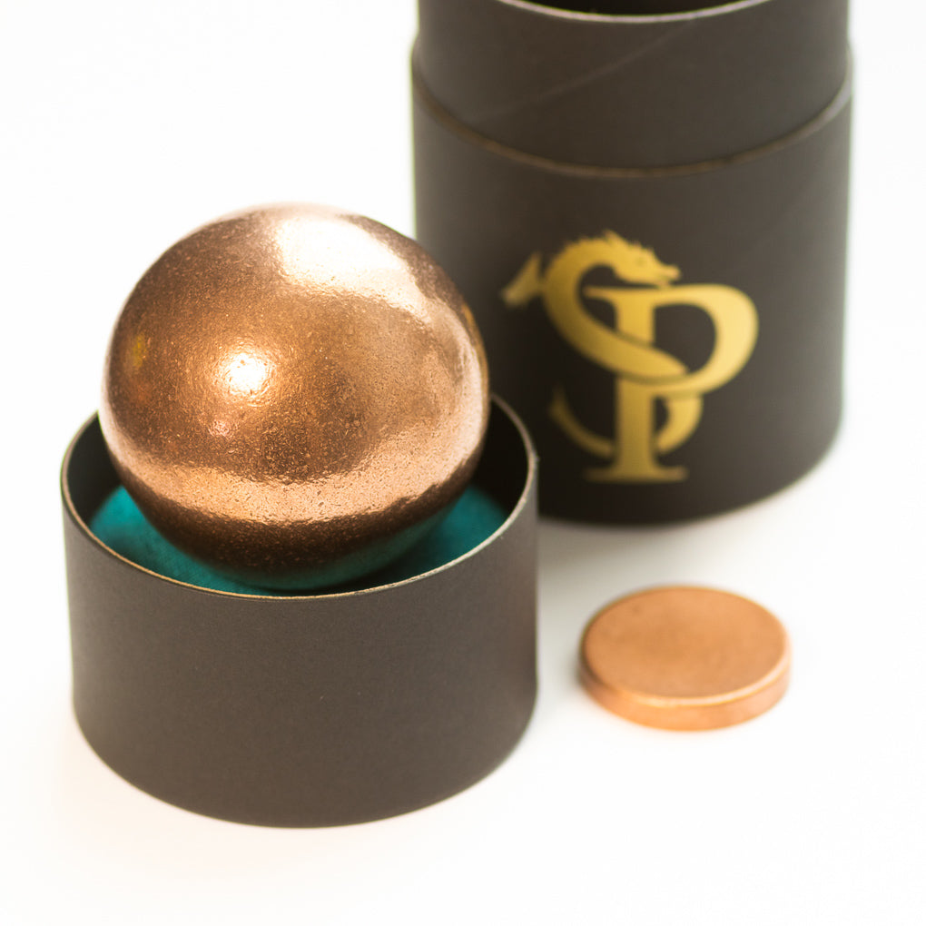 Copper Orb - 2.25 in Sphere - 1.75 lb | Paperweights | Wiccan Center