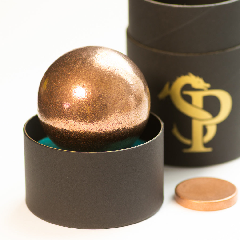 Copper Orb - 2.25 in Sphere - 1.75 lb | Paperweights | Wiccan Center
