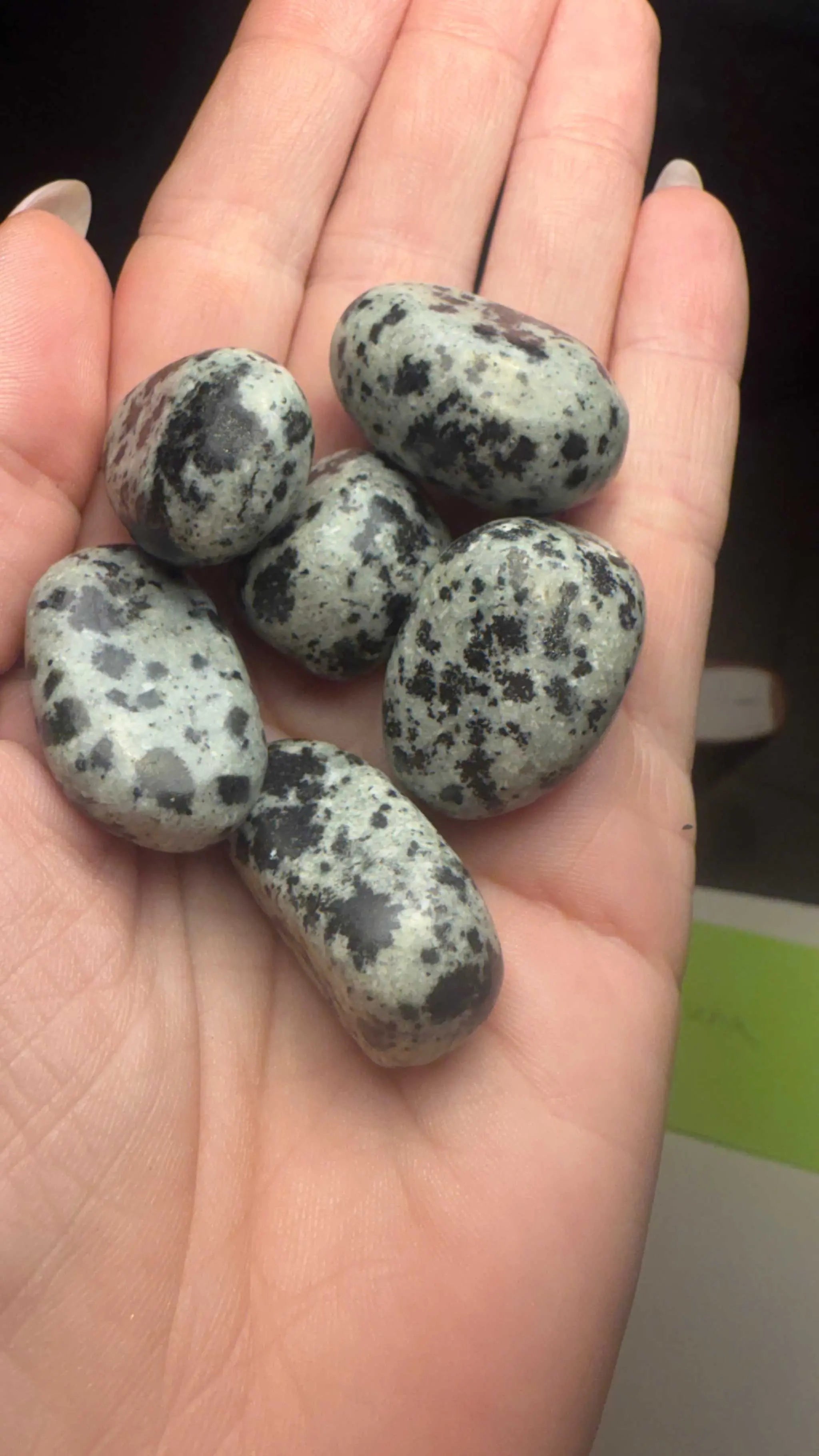 Greta Gabbro Tumbled Stone | Tumbled Stones | Wiccan Center
