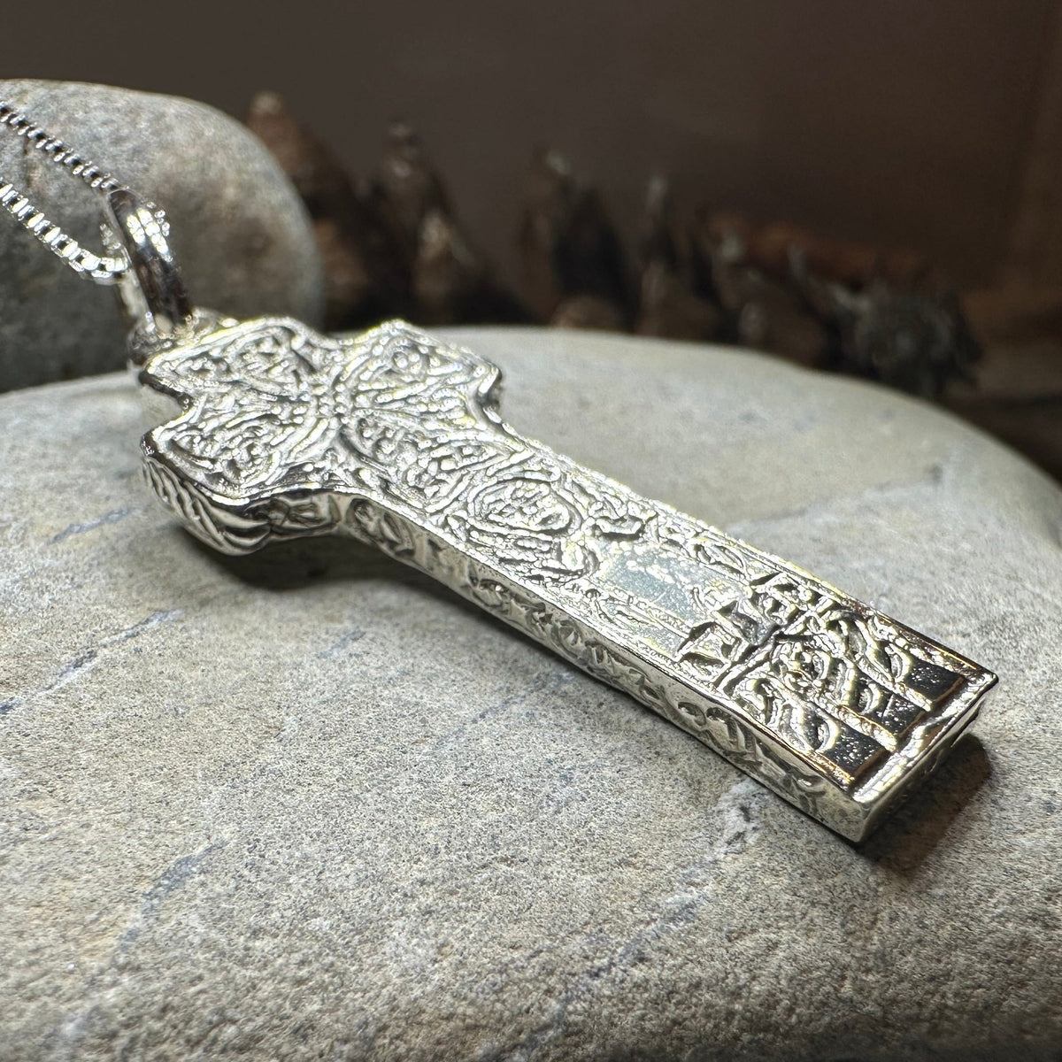 Artisan Irish Saint Patrick Cross Necklace - Made in Ireland | Pendant | Wiccan Center