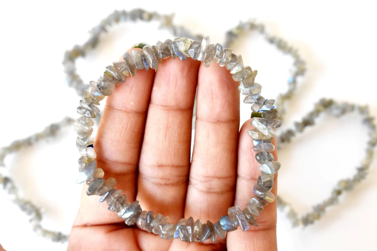 Labradorite Chip Bracelet (Expanded Awareness and Transformation ) | Bracelets | Wiccan Center