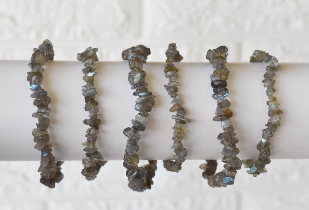 Labradorite Chip Bracelet (Expanded Awareness and Transformation ) | Bracelets | Wiccan Center