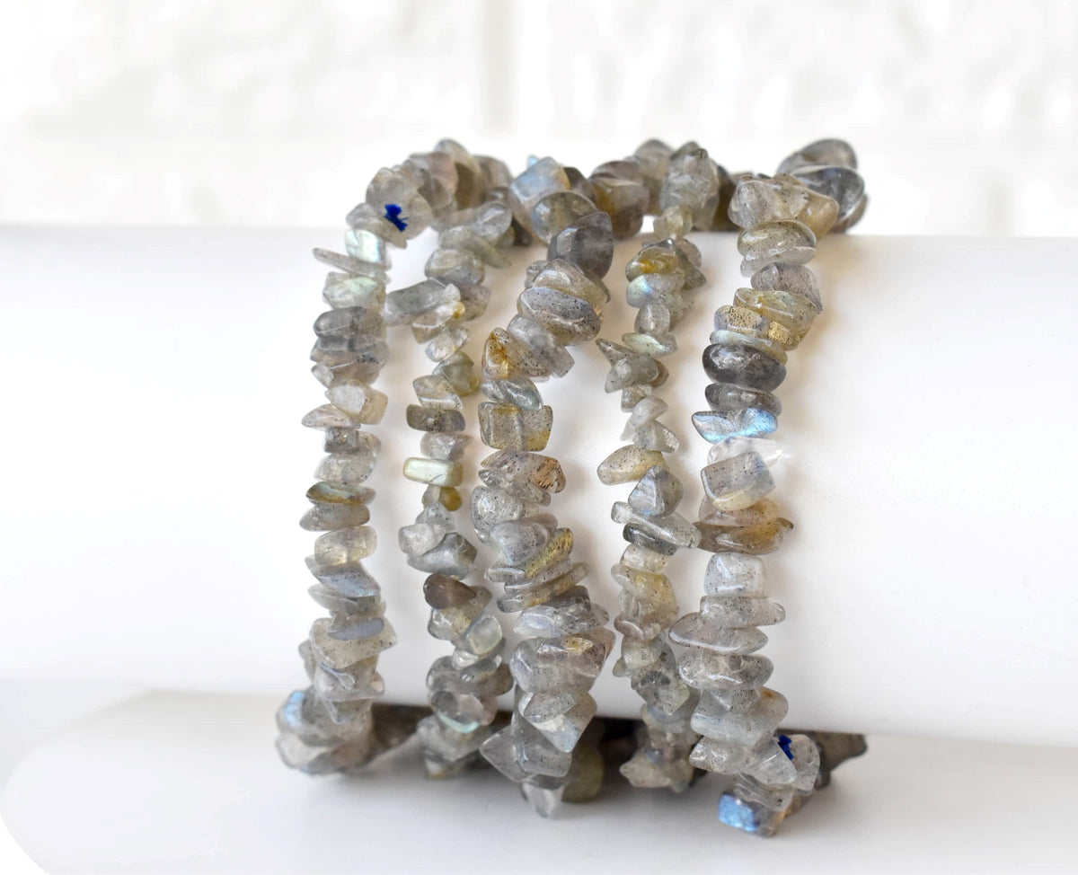 Labradorite Chip Bracelet (Expanded Awareness and Transformation ) | Bracelets | Wiccan Center