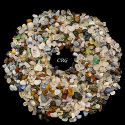 Tumbled Mixed Gemstone Chips (8mm ) (1 Pound) | Mix Gemstones | Wiccan Center