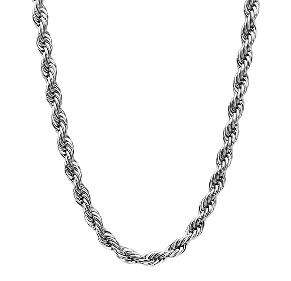 20" Stainless Steel Rope Chain | Chains | Wiccan Center