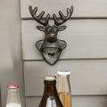 Cast Iron Deer Head Wall-Mounted Bottle Opener | | Wiccan Center
