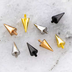 Spike - 16G/18G Steel Internally Threaded | Body Jewelry | Wiccan Center