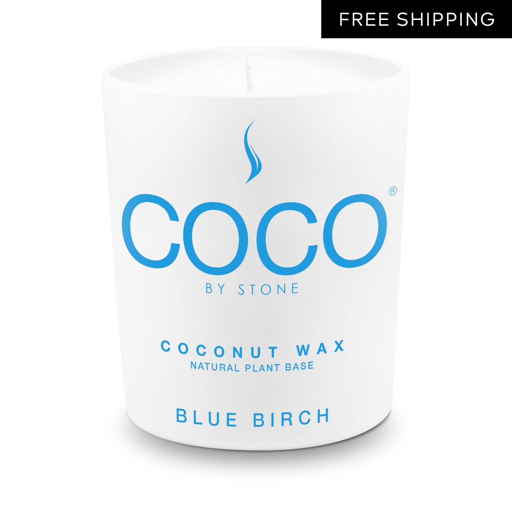 Blue Birch Natural Coconut Apricot Wax Candle | COCO Candle | Wiccan Center