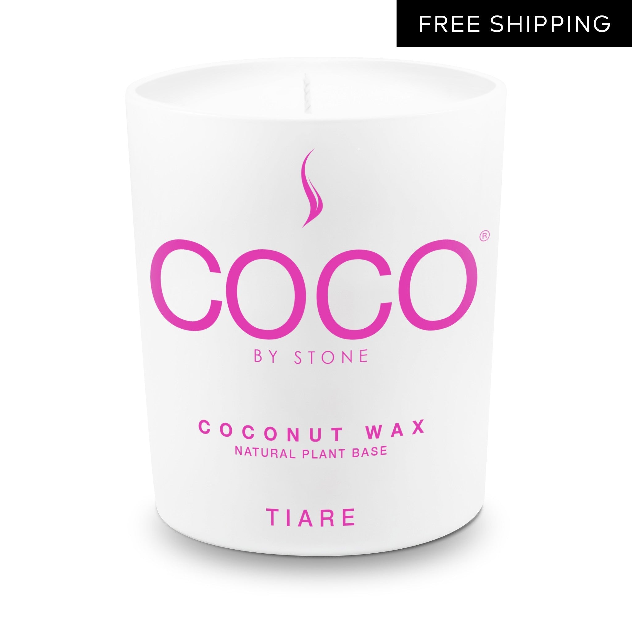 Tiare Natural Coconut Apricot Wax Candle | COCO Candle | Wiccan Center