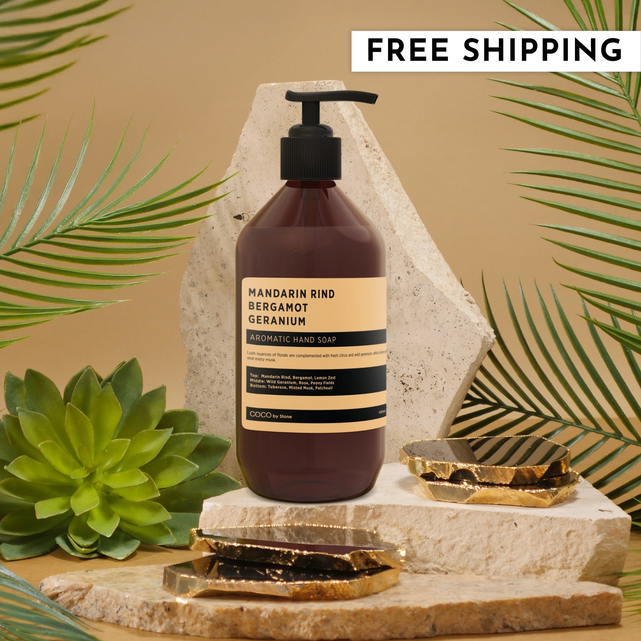 Mandarin Rind | Bergamot | Geranium Hand Soap | COCO Hand Soap | Wiccan Center