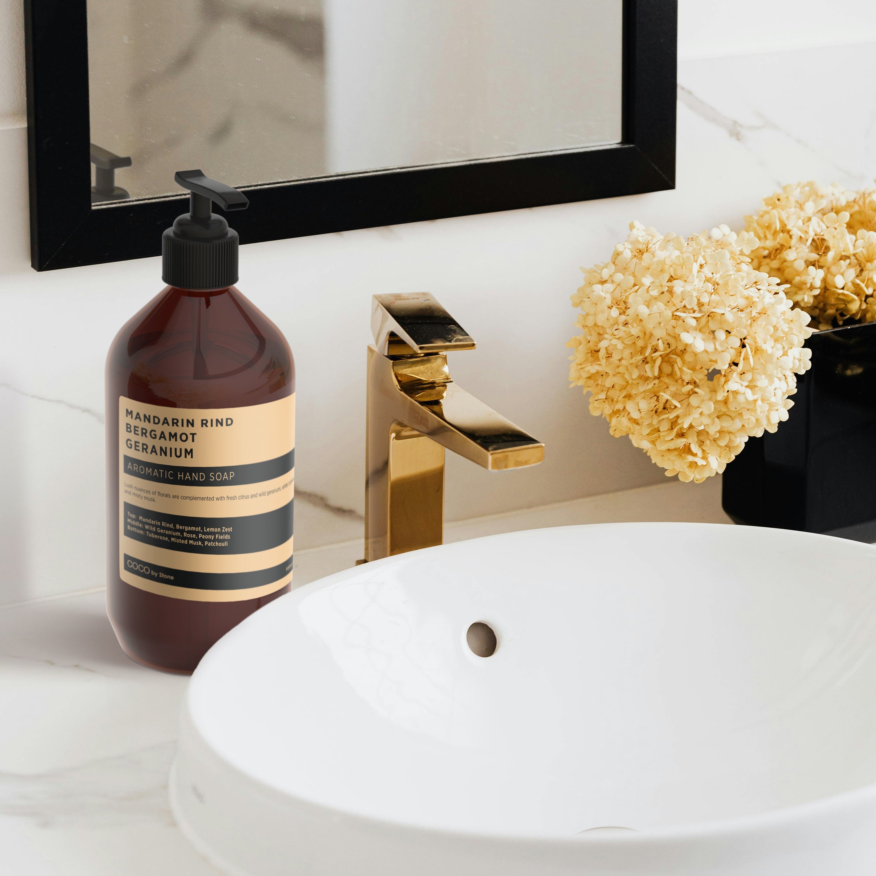 Mandarin Rind | Bergamot | Geranium Hand Soap | COCO Hand Soap | Wiccan Center