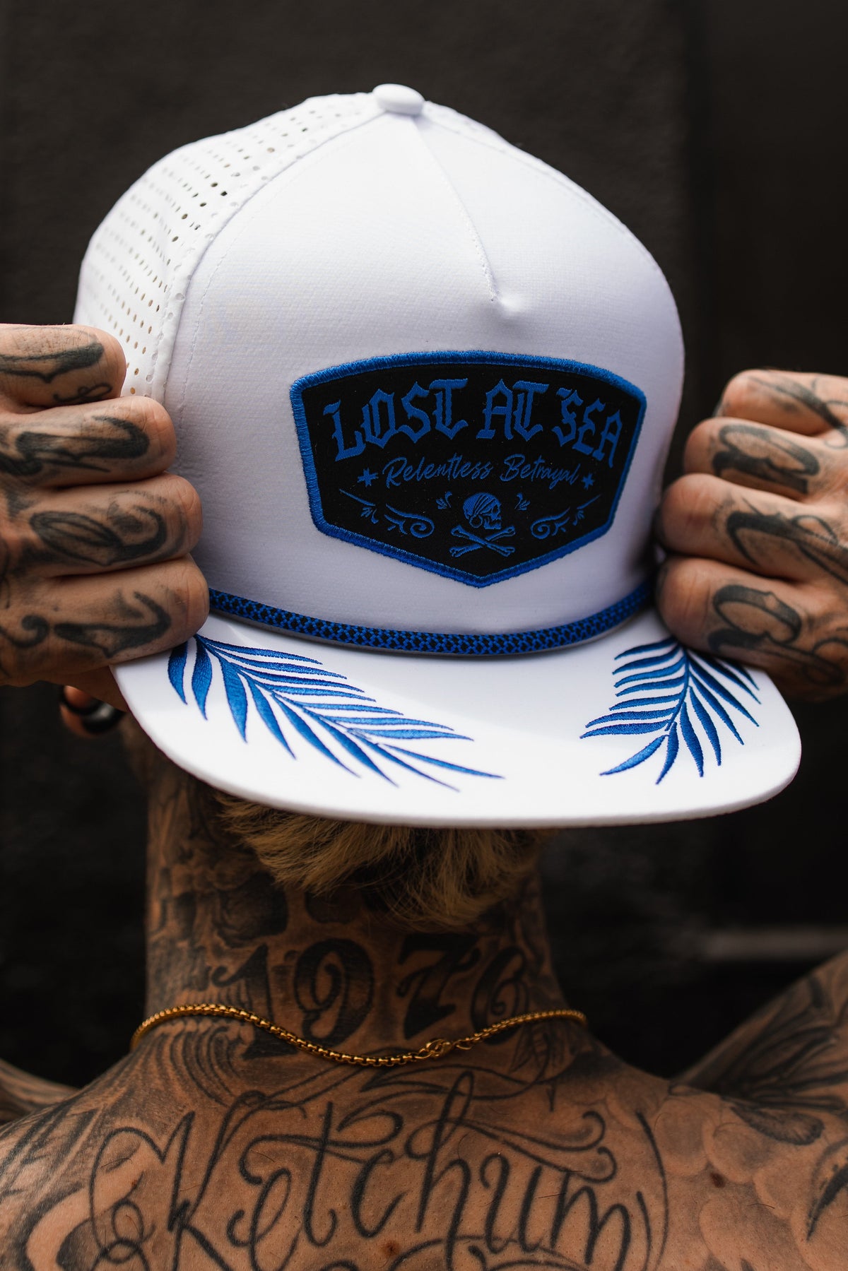 Lost At Sea WHITEOUT Snapback | | Wiccan Center
