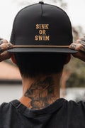 Sink Or Swim BLACKOUT Snapback | hat | Wiccan Center