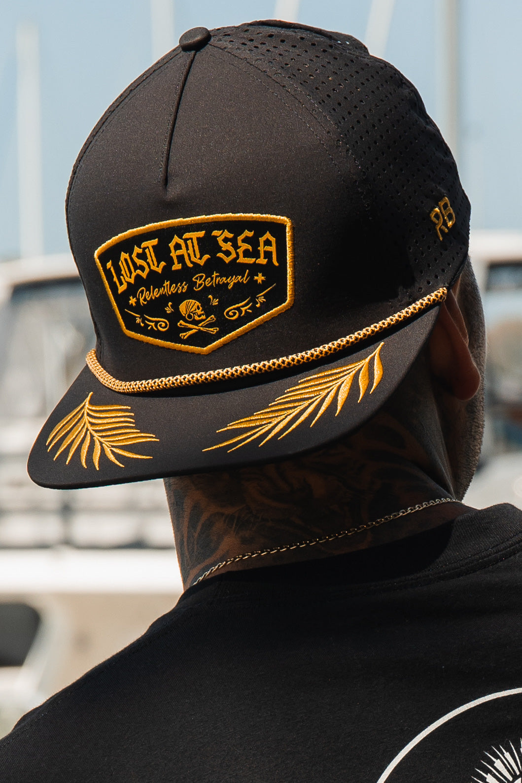 Lost At Sea BLACKOUT Snapback | hat | Wiccan Center