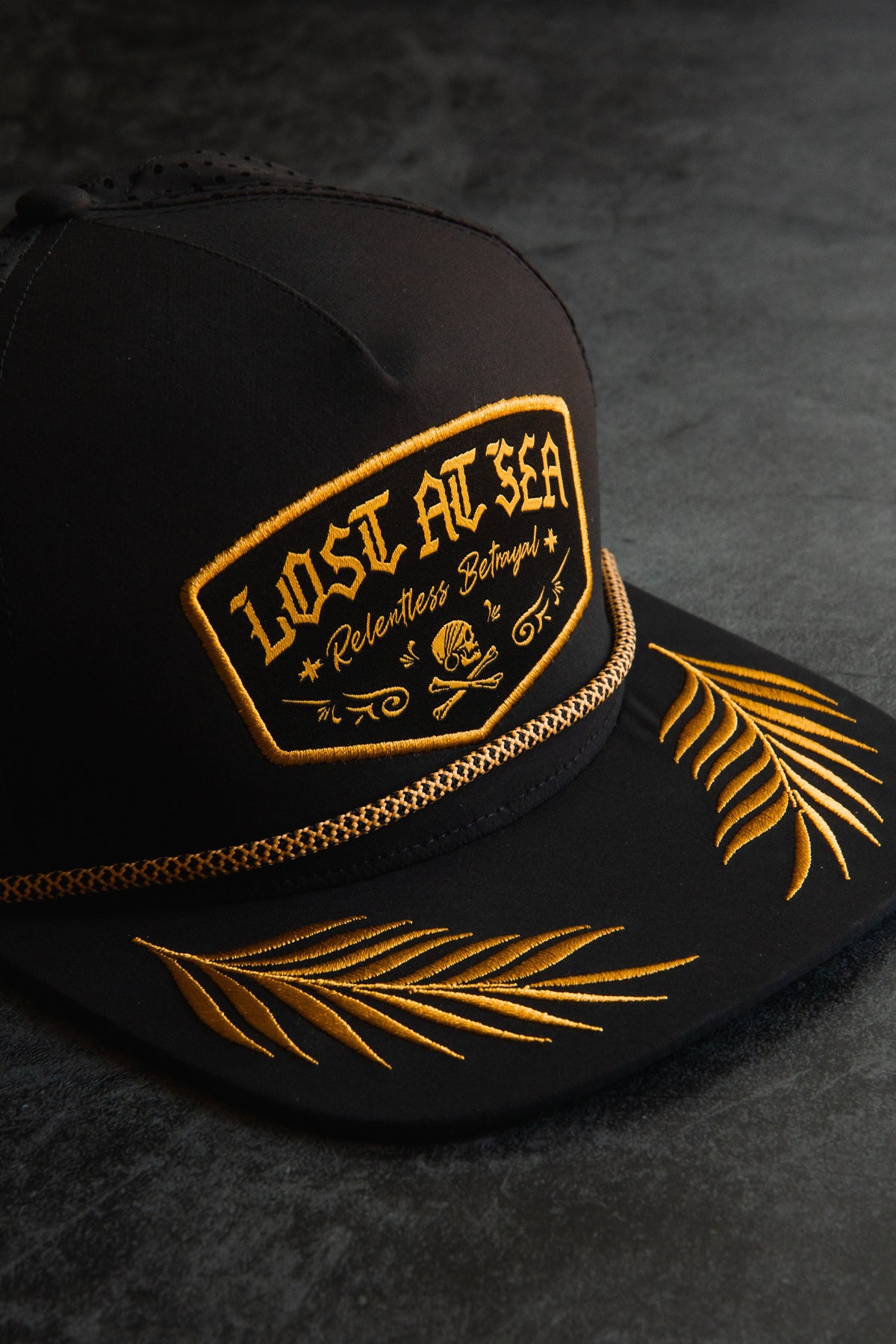 Lost At Sea BLACKOUT Snapback | hat | Wiccan Center