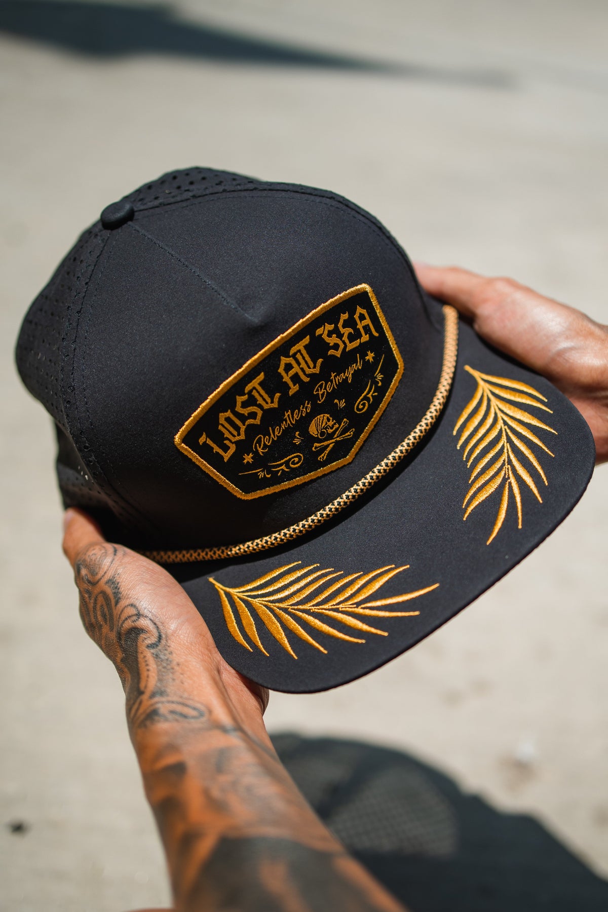 Lost At Sea BLACKOUT Snapback | hat | Wiccan Center