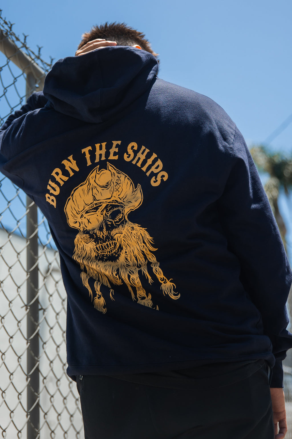 Burn The Ships Gold Foil Hoodie | | Wiccan Center