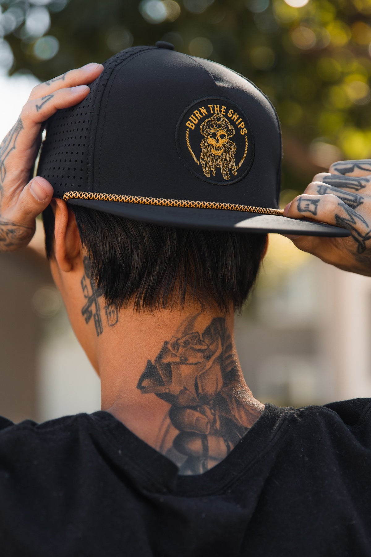 Burn The Ships BLACKOUT Snapback | hat | Wiccan Center