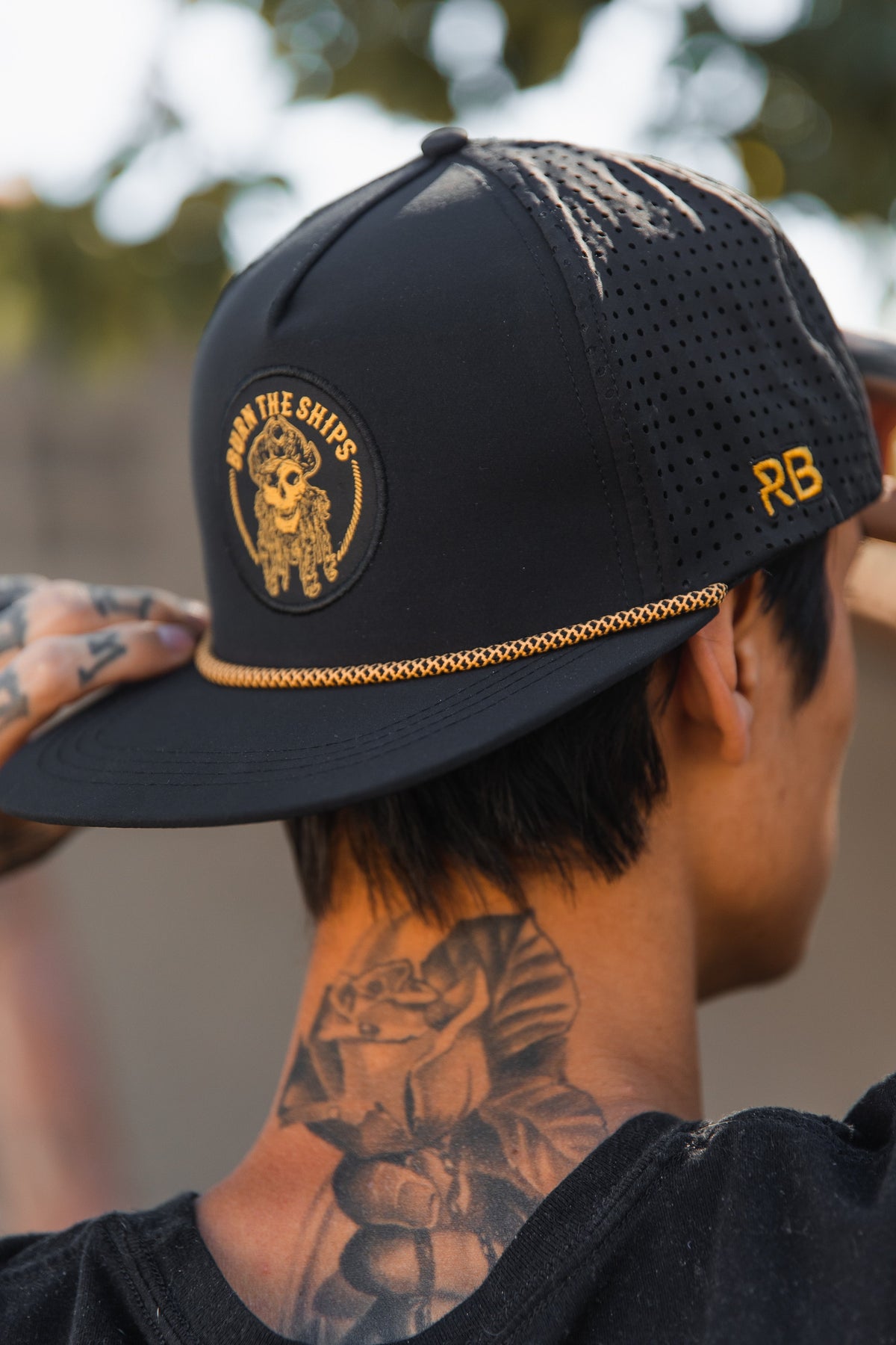 Burn The Ships BLACKOUT Snapback | hat | Wiccan Center