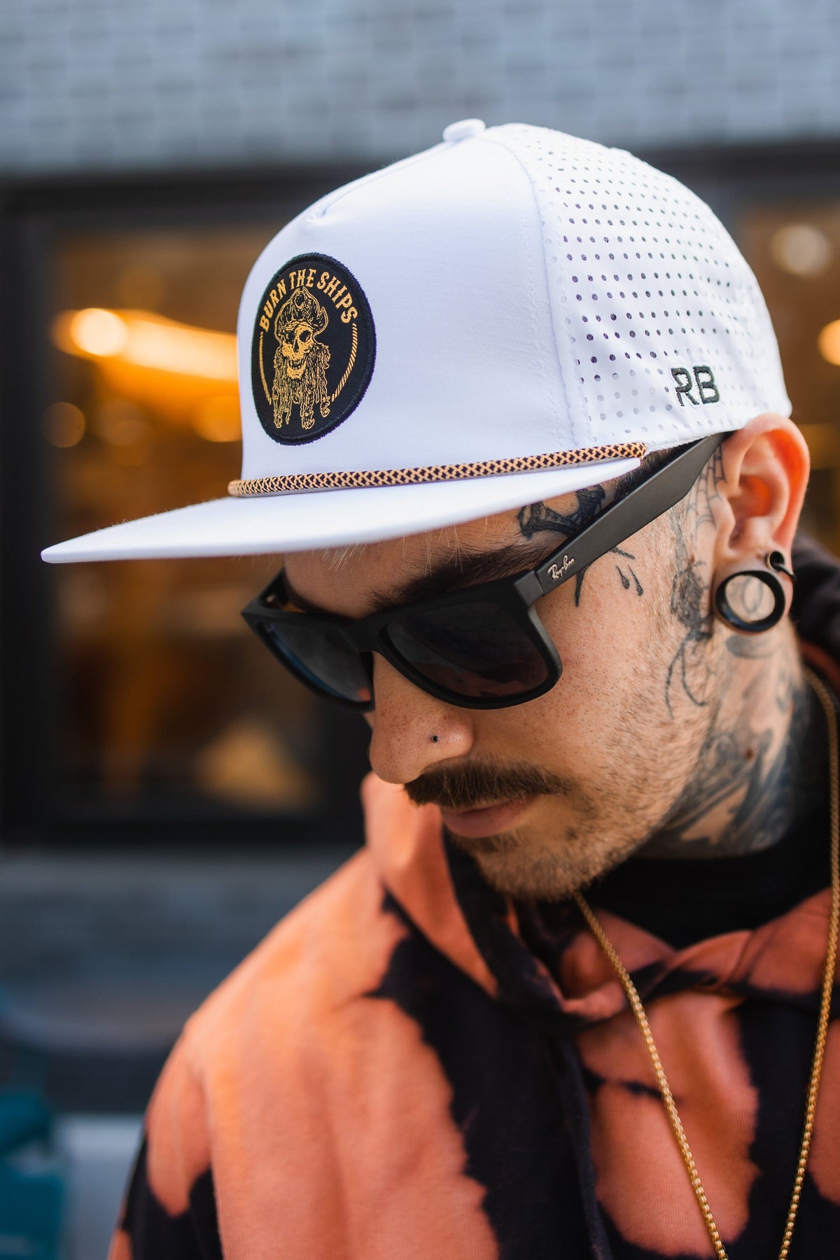 Burn The Ships WHITEOUT Snapback | hat | Wiccan Center