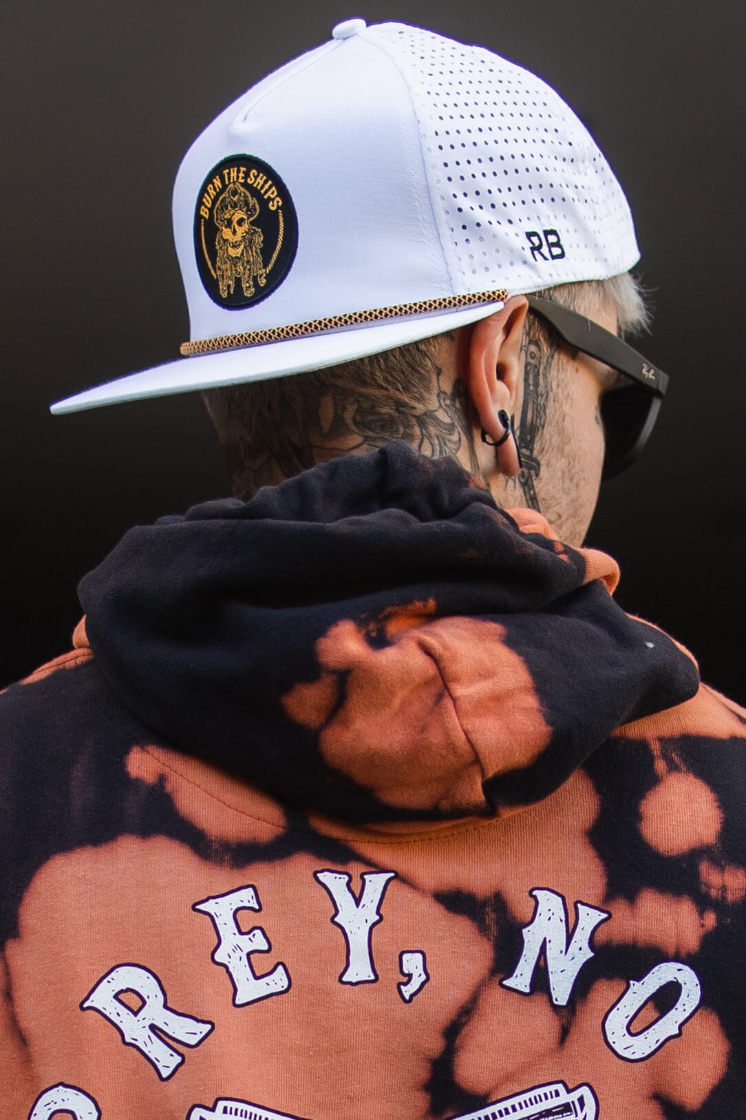 Burn The Ships WHITEOUT Snapback | hat | Wiccan Center