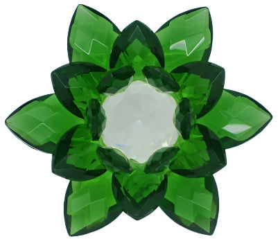 Crystal Lotus Flower - 20 mm (Select Color) | CRYSTAL GEM & STONE | Wiccan Center