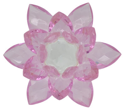 Crystal Lotus Flower - 20 mm (Select Color) | CRYSTAL GEM & STONE | Wiccan Center