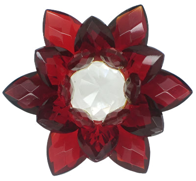 Crystal Lotus Flower - 20 mm (Select Color) | CRYSTAL GEM & STONE | Wiccan Center