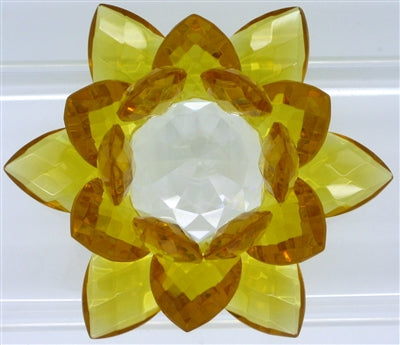 Crystal Lotus Flower - 30 mm - Light Colors | CRYSTAL GEM & STONE | Wiccan Center