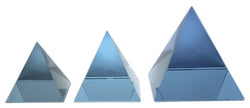 Crystal Pyramid 50mm (Glass) - Select Color | CRYSTAL GEM & STONE | Wiccan Center