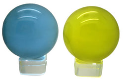 Crystal Ball with Base 50mm - Select Color | CRYSTAL GEM & STONE | Wiccan Center