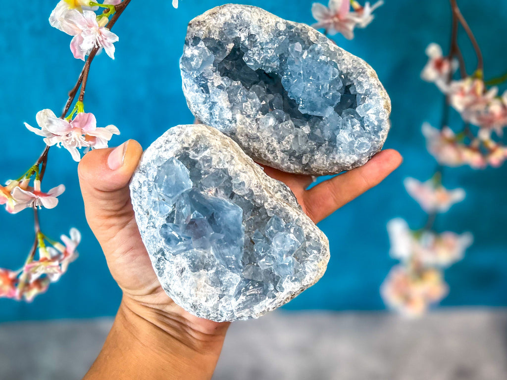 Large Ethically Sourced CELESTITE Clusters