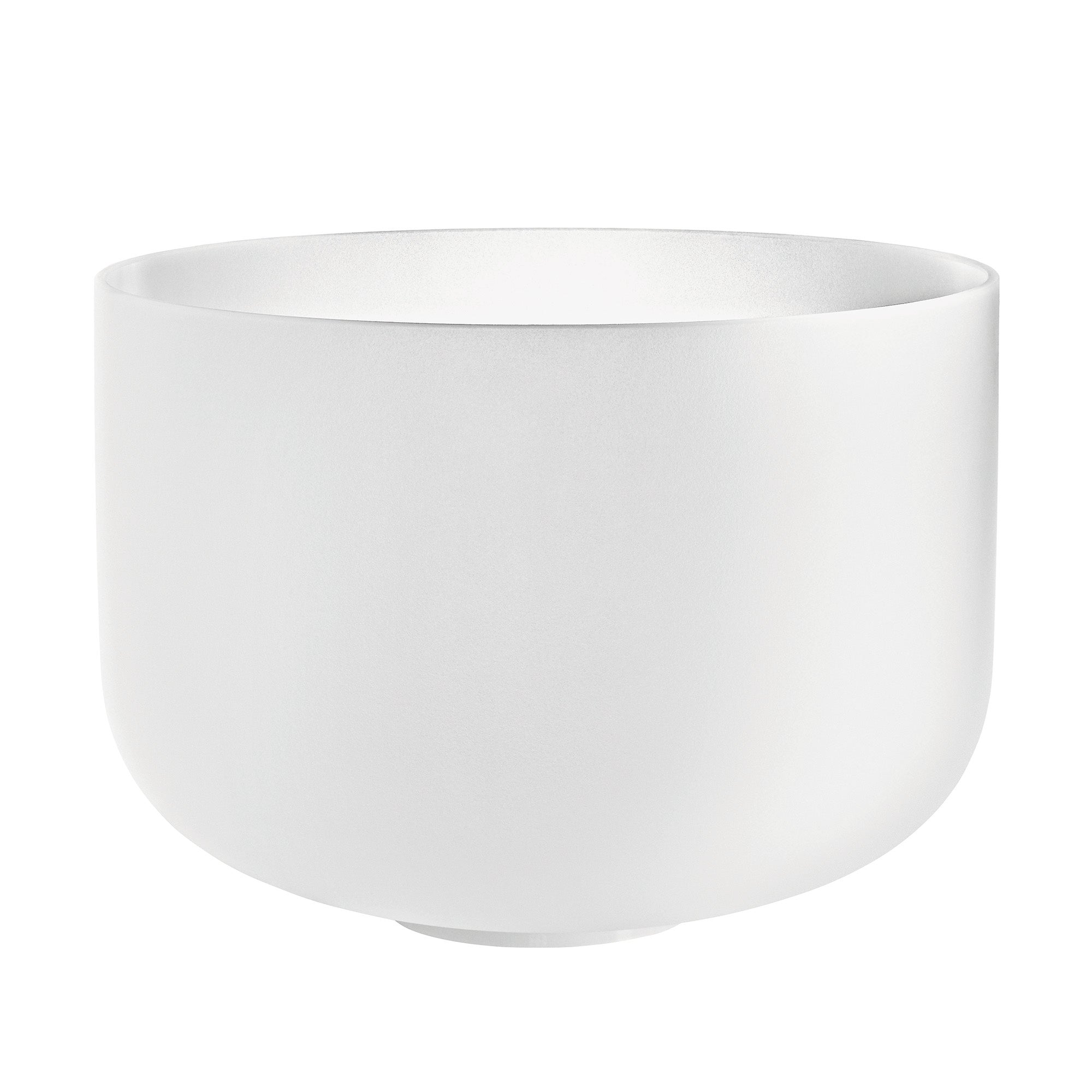 14" White-Frosted Crystal Singing Bowl, Note G3, Throat Chakra | | Wiccan Center