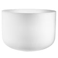 16" White-Frosted Crystal Singing Bowl, Note E3, Solar Plexus Chakra 432hz | | Wiccan Center