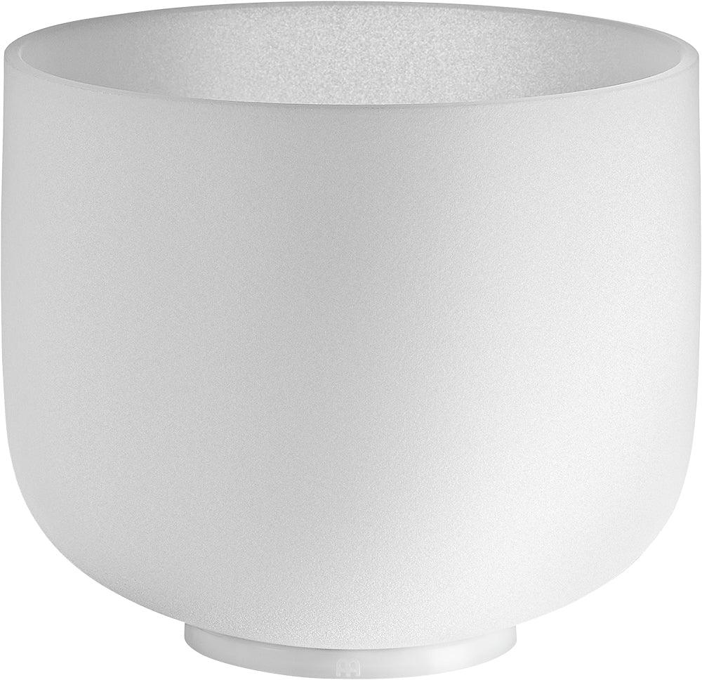 8" White-Frosted Crystal Singing Bowl, Note B4, Crown Chakra | | Wiccan Center