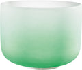 11" Color-Frosted Crystal Singing Bowl, Green, Note F4, Heart Chakra | | Wiccan Center