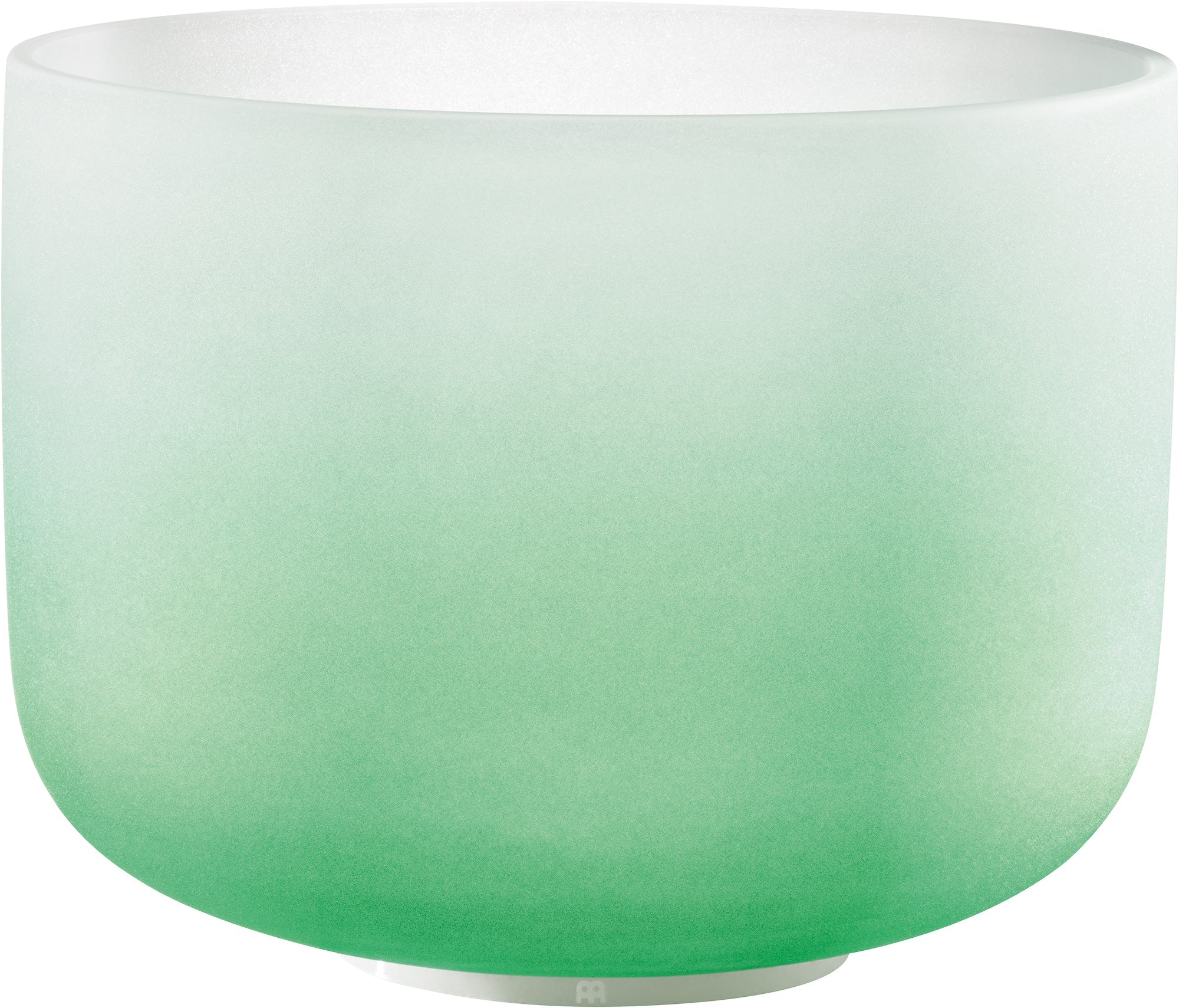 11" Color-Frosted Crystal Singing Bowl, Green, Note F4, Heart Chakra | | Wiccan Center